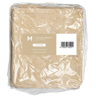 Paper Bag Flat #7 - Brown, 255mm x 300mm, 40gsm (500)