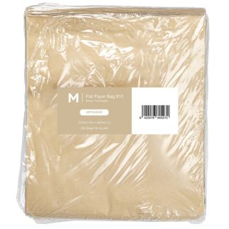 Paper Bag Flat #10 - Brown, 305mm x 360mm, 50gsm (500)