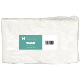 Greaseproof Paper Bags #4 - White, 210mm x 240mm, 40gsm, KIT 7 (1000)