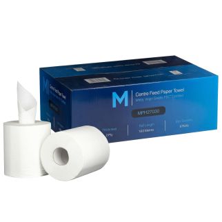 Centre Feed Paper Towel - White, FSC® Mix *Perforated
