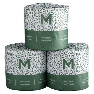 Recycled Wrapped Toilet Tissue Boxed - White
