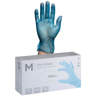 Vinyl Gloves Powder Free - Blue, (1000)