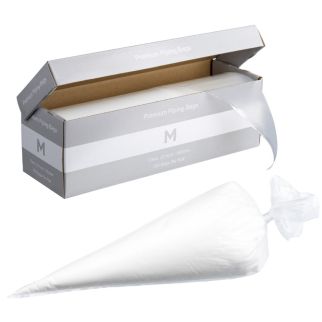 Premium Piping Bags - Clear, 550mm / 22 Inch x 80mu (100)
