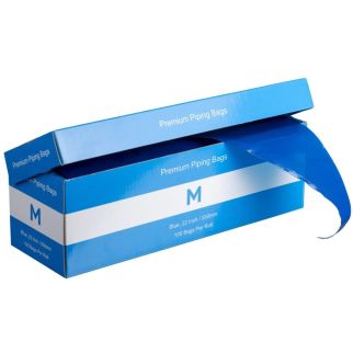 Premium Piping Bags - Blue, 550mm / 22 Inch x 80mu (100) *Anti-Slip Coating